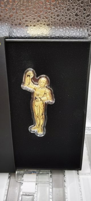 Moneda Star Wars C-3PO Plata Prof