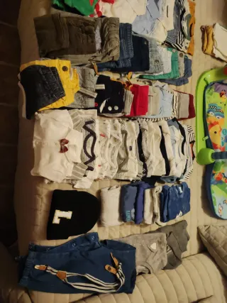 Lote Ropa Bebé Niño 0-6 Meses