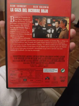 DVD La Caza del Octubre Rojo