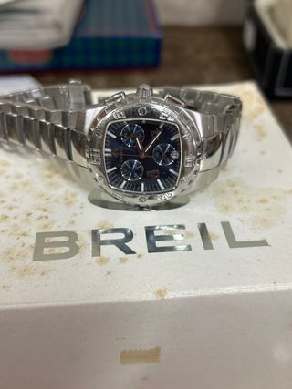Orologio Breil Cronografo Quadrato Blu