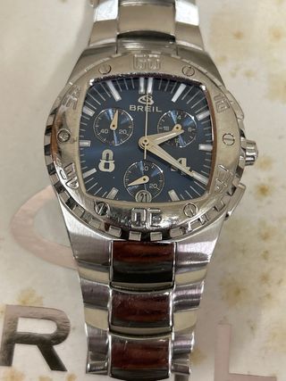 Orologio Breil Cronografo Quadrato Blu