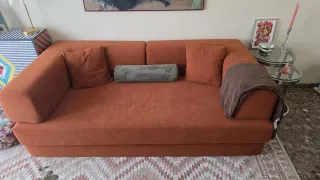 Sofá Cloud Naranja/Marrón