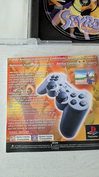 Spyro the Dragon PS1 PAL España