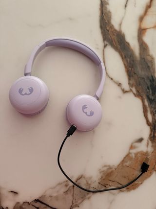 Cascos infantiles morados