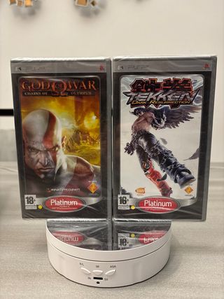 Juegos PSP God of War y Tekken precintados