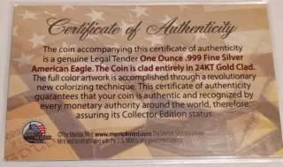 Águila de Plata Estadounidense 2020