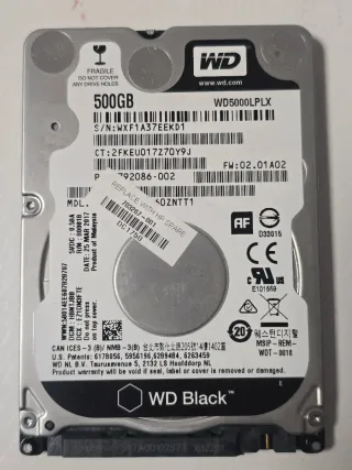 Disco Duro WDC 500 GB
