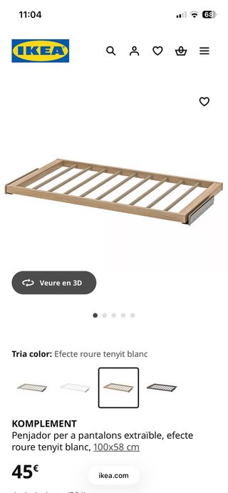 Komplement para armario Pax Ikea