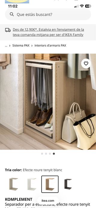 Komplement para armario Pax Ikea