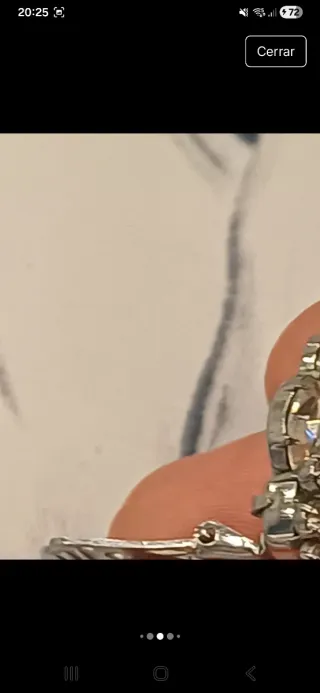 Pendientes retro vintage brillantes