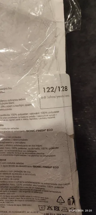 Conjunto Ropa Esquí Niños Chaqueta, Pantalón 6 - 8