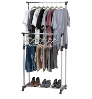 Burro perchero doble barra