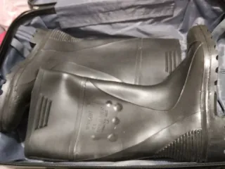 Botas de agua negras hombre