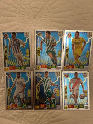 6 Cartas Idolo LaLiga Santander 2018