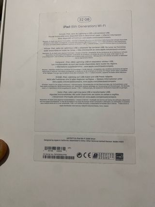 iPad 6ª Gen A1893 Wi-Fi