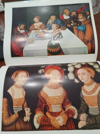 Libro pintor Cranach 50 láminas a color