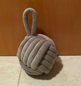 Tope para puerta bola náutica gris Lola Home