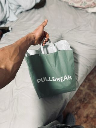 Pantalones de chándal Pull&Bear verdes