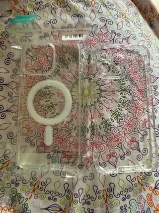 Fundas iPhone 16 Pro Max transparentes