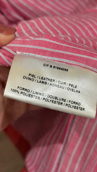 Cazadora Piel Roja IVONNE