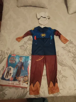 Disfraz Chase Patrulla Canina Talla 2 a 4 años