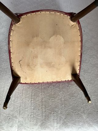 Coppia Poltroncine Vintage Anni '50 Rosse