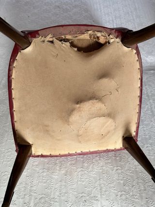 Coppia Poltroncine Vintage Anni '50 Rosse