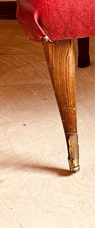 Coppia Poltroncine Vintage Anni '50 Rosse