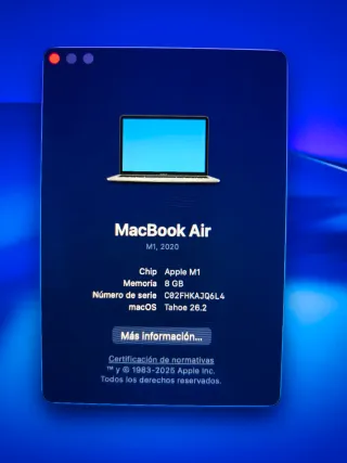 MacBook Air M1 Gris Espacial 8GB