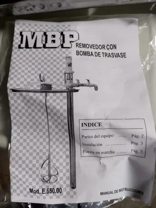 Removedor con bomba de trasvase