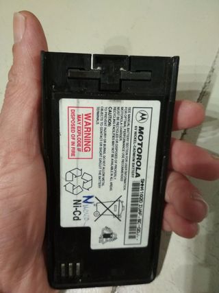 Batería Motorola 6V Ni-Cd SNN41020 Vintage