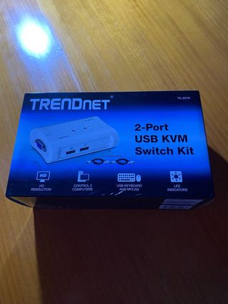 TRENDNET TK-207K KVM Switch 2 Puertos USB
