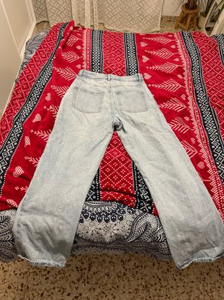 Pantalones vaqueros anchos talla 40