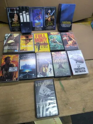 Lote Películas VHS Star Wars y más