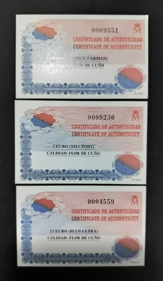 Serie plata, Homenaje a la aviación española 1997.