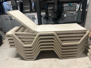 Hamacas apilables beige