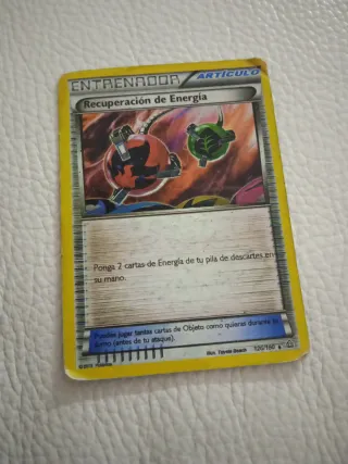 Carta Pokémon Recuperación de Energía