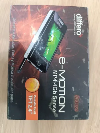 Reproductor MP4 Differo Negro