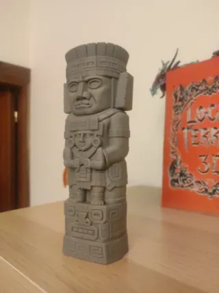 Figura Tótem Estilo Azteca