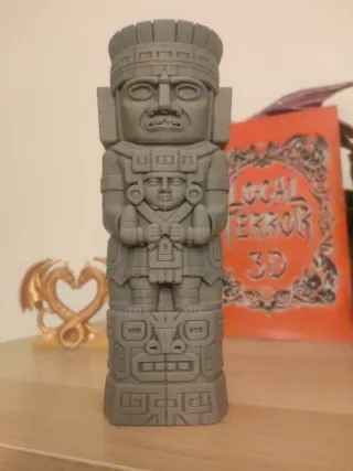 Figura Tótem Estilo Azteca