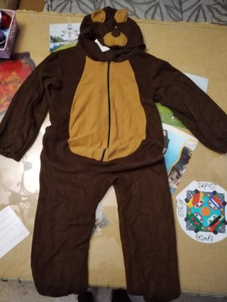 Disfraz de Oso Marrón Talla Infantil