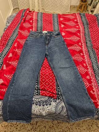 Pantalones vaqueros anchos azules