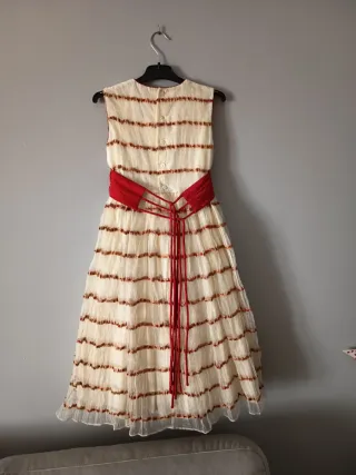 Vestido de niña para eventos estilo retro