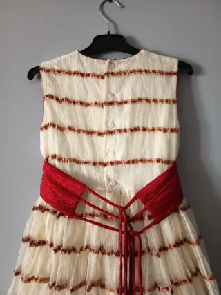 Vestido de niña para eventos estilo retro