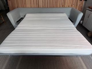 Sofá Cama 3 Plazas azul claro