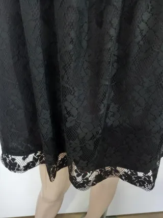 Vestido BSK Negro Encaje