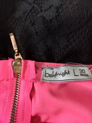 Vestido BSK Negro Encaje