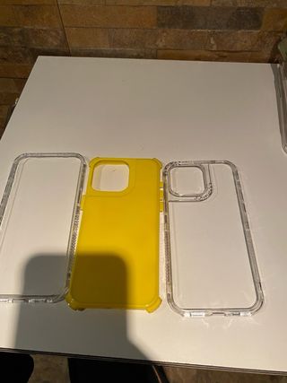 Funda SHS CASE Amarilla iphone 14 pro max