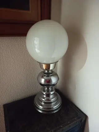Lámpara de mesa vintage globo