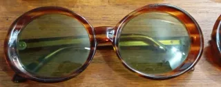Lote 10 Gafas Vintage Cristal Años 70